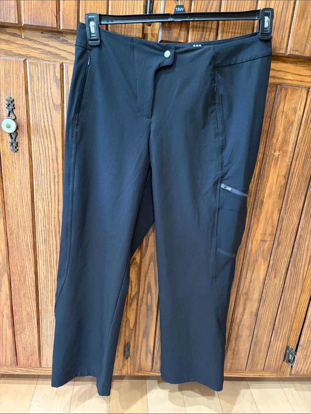 Title nine Genie outdoor Gorpcore hiking pants women black pants size 10 - Picture 1 of 6